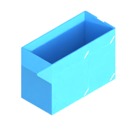 Render of MODULITH 165 Classic Drawer - 1W-2H
